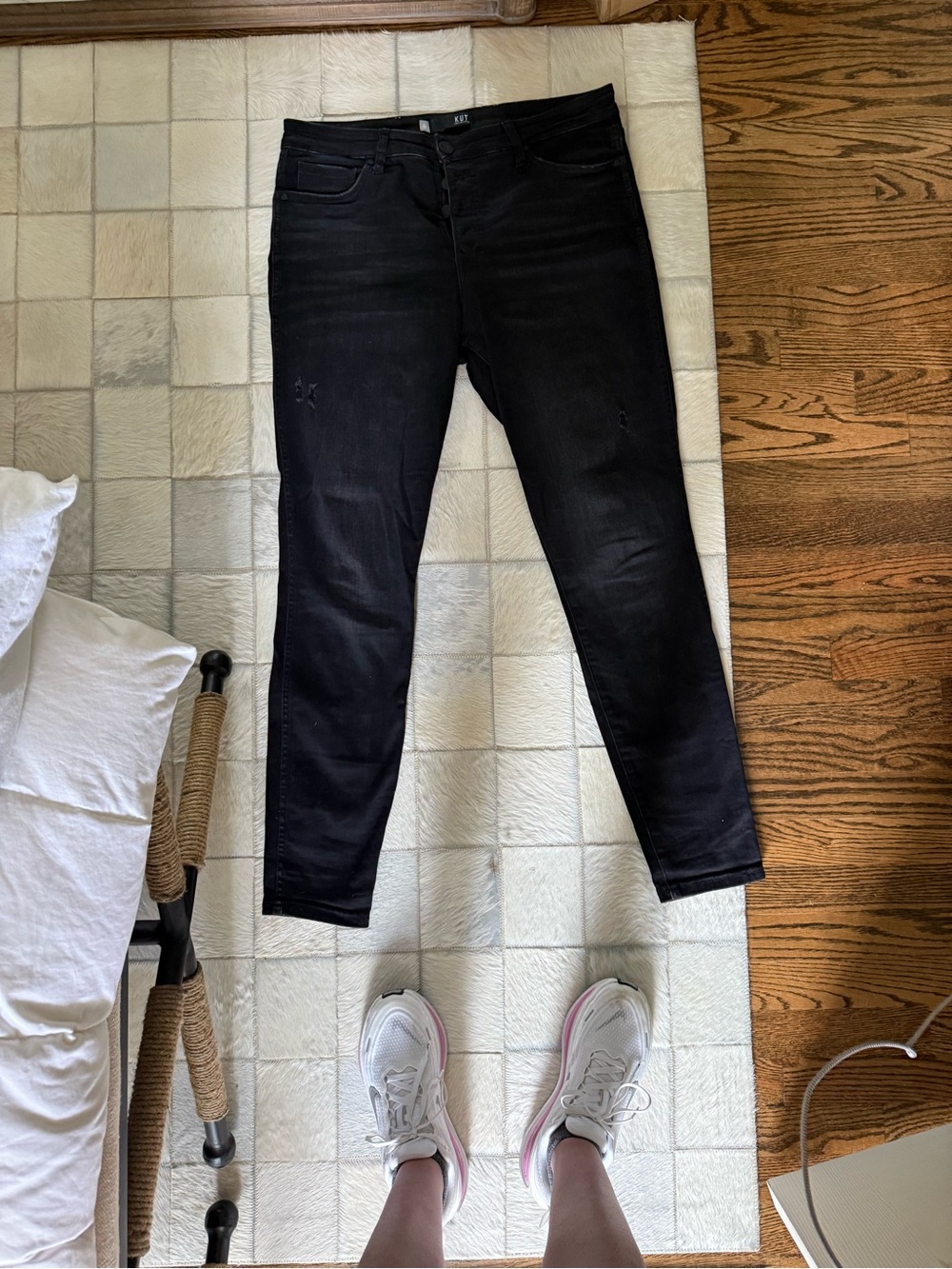Kut from the Kloth Black Skinny Jeans - High Rise Stretch